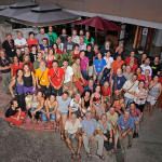 Foto di gruppo del primo incontro del 2011 in Olargues (Francia)