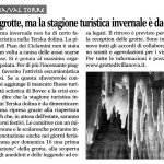 Villanova: riaprono le grotte, ma la stagione turistica invernale è da dimenticare