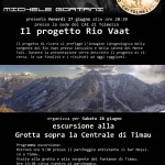 Il progetto Rio Vaat ed escursione alla Grotta sopra la Centrale di Timau