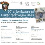 50º di fondazione del Gruppo Speleologico Pradis