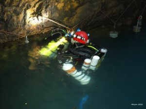 La spedizione Timavo System Exploration al Pozzo dei Colombi (foto Maizan)