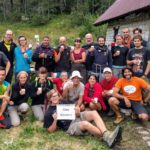 Foto di gruppo con un saluto all'amico Giovanni Badino