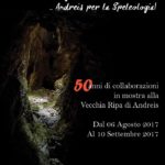 Invito inaugurazione La Speleologia per Andreis…
