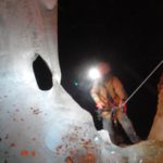 Grotte in parete - Il regno di Frozen - parete Monte Ursic/Vršič