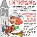 Calata della befana dal campanile di Campagnuzza (GO)