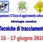 2º Corso di Idrologia carsica - Tecniche di tracciamento