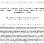 Studio Caverna Ricordi - CO2 e radon