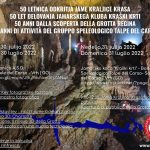 ANNULLATO: 50 anni attività Kraški krti/Talpe del Carso e presentazione rilievo 3D Grotta Regina/Kraljica krasa