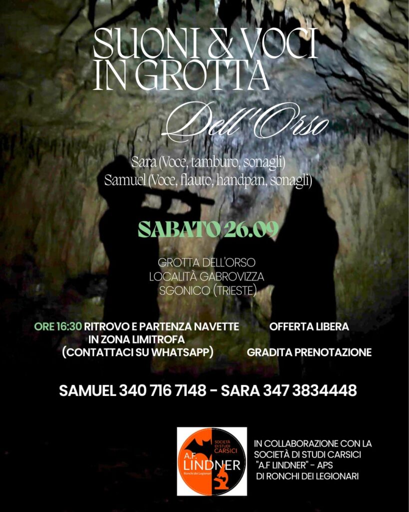 Suoni e voci alla grotta dell'Orso