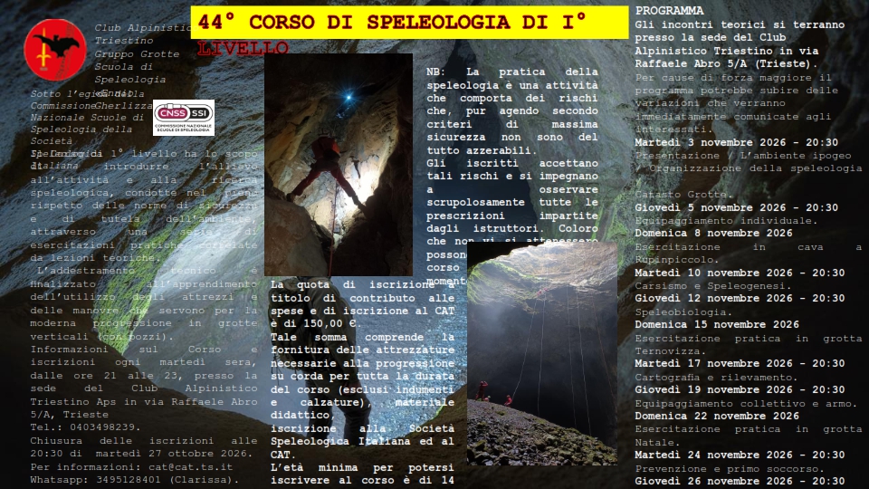 44°corso di I livello CAT